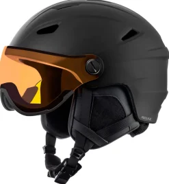 Relax Stealth Skihjelm med Visir | S2 Linse | Komfort & Sikkerhed